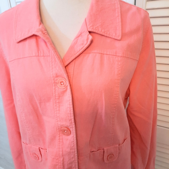 Kim rogers linen jacket sz 12 - Picture 2 of 5